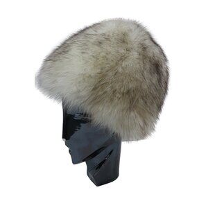 LUXURIOUS Vintage Fluffy Fox Fur Winter Hat